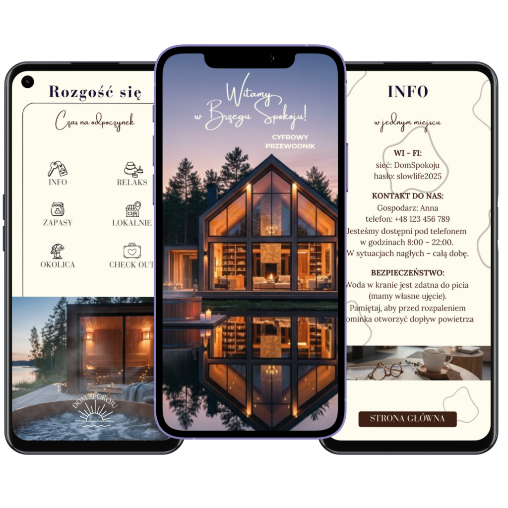 Szablon przewodnika dla wynajmu krótkoterminowego